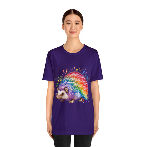 Rainbow Hedgehog - Short Sleeve Tee